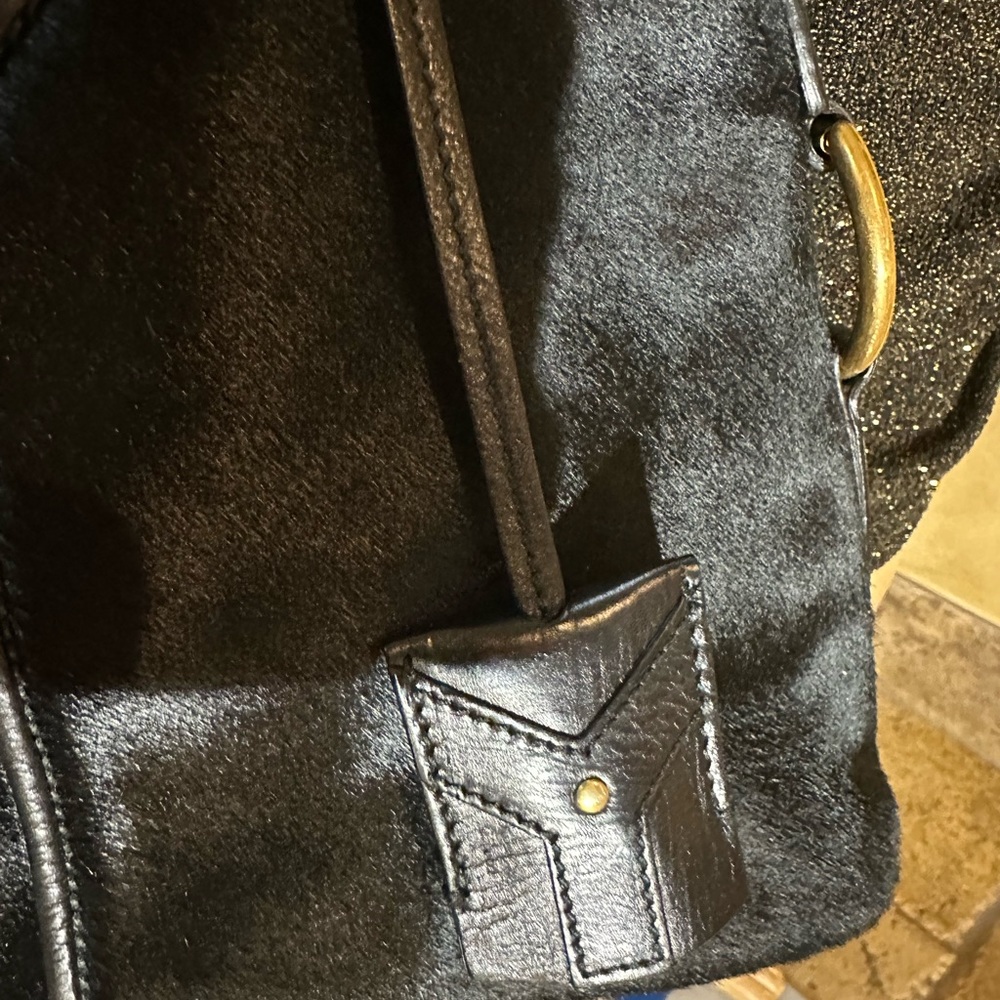 Gorgeous Yves Saint Laurent Black Pony Hair Large Muse Bag - Picture 4 of 16